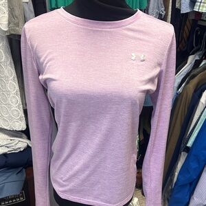 Under Armour Women's Light Purple Long Sleeve Tee